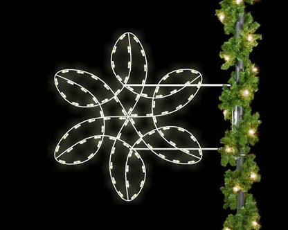 Winterfest Spiral Snowflake