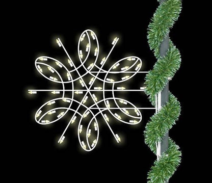 Deluxe Spiral Snowflake