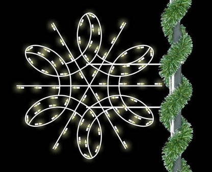 Deluxe Spiral Snowflake