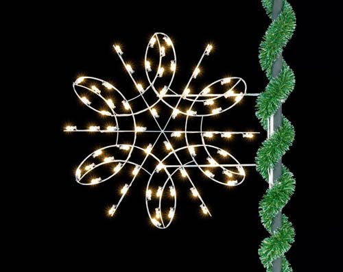 Deluxe Spiral Snowflake
