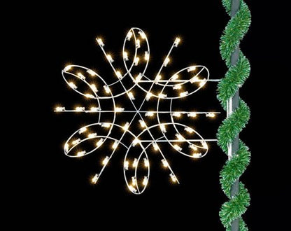 Deluxe Spiral Snowflake