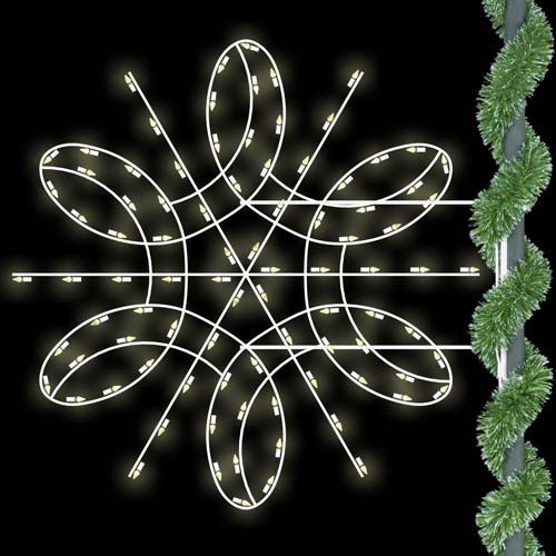 Deluxe Spiral Snowflake