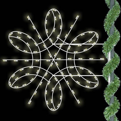 Deluxe Spiral Snowflake
