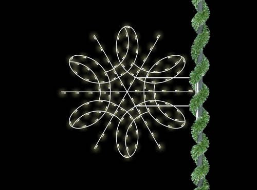 Deluxe Spiral Snowflake
