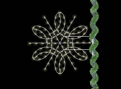 Deluxe Spiral Snowflake