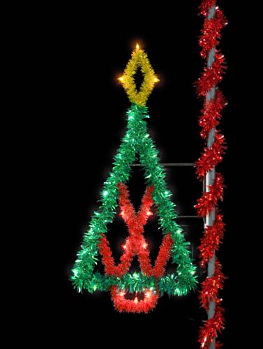 8' Sparkling Starburst Tree