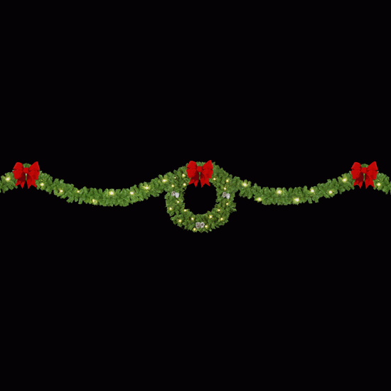 Single Drape Wreath Skyline