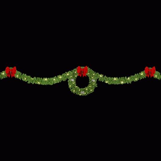 Single Drape Wreath Skyline