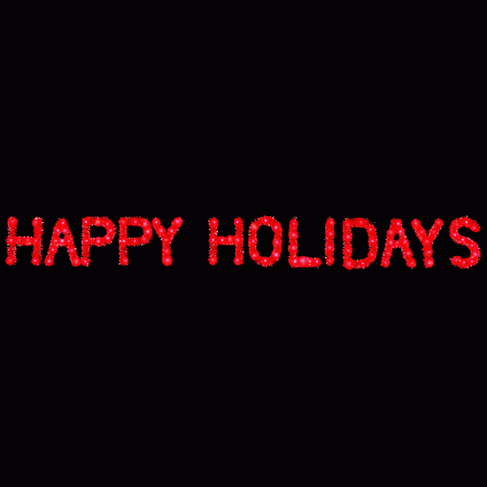 Happy Holidays Skyline