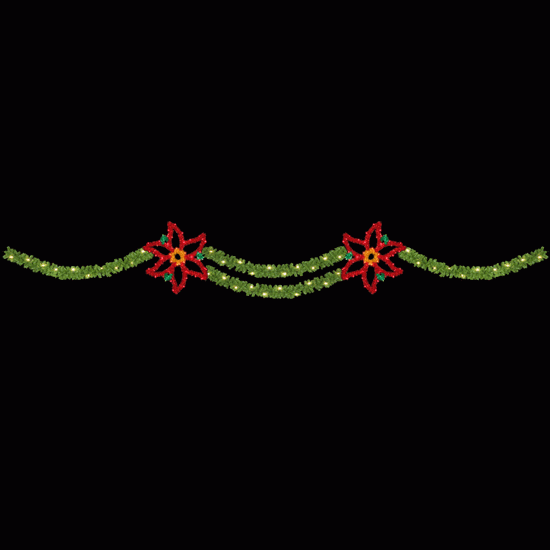 40' Poinsettia with Mountain Pine Skyline