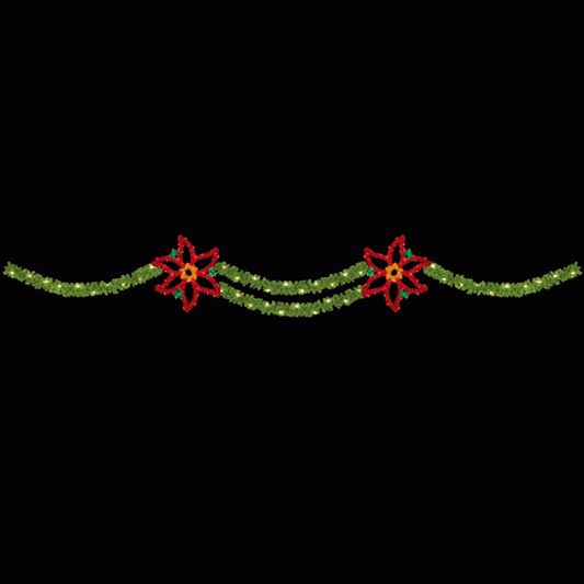 40' Poinsettia with Mountain Pine Skyline