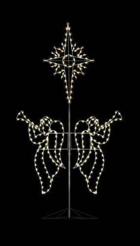 20' Angels with Bethlehem Star