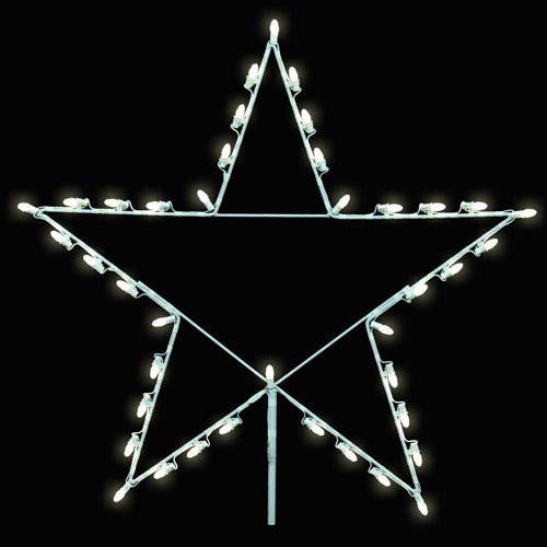 Silhouette Star Tree Topper