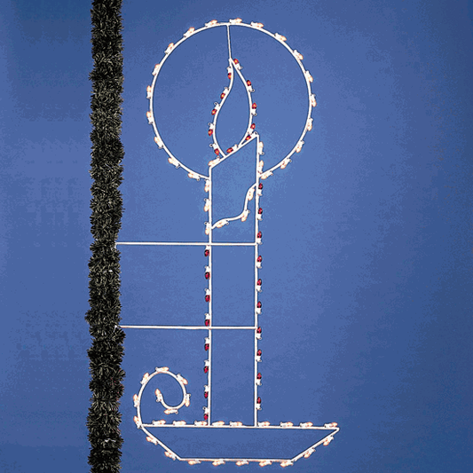 8' Candle with Halo