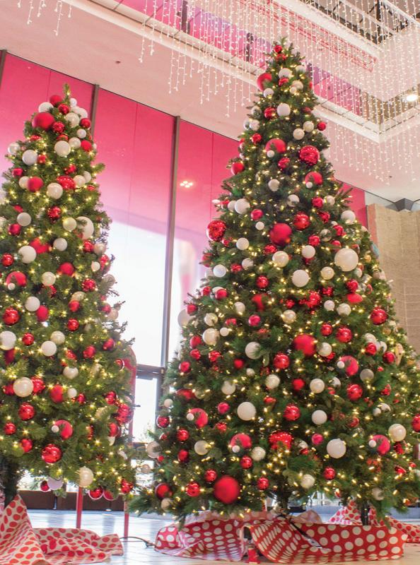 Red & White Tree