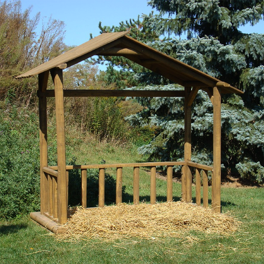 Wood stable for life size & near life size figures