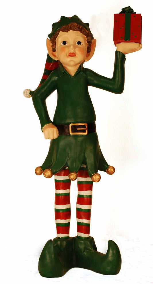 Elf with gift box