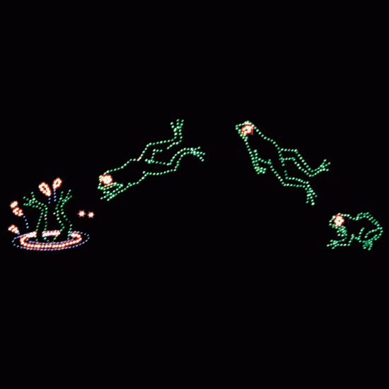 14' x 40' Animated Leaping Frog