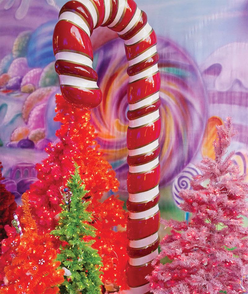 Giant FIberglass Candy Cane
