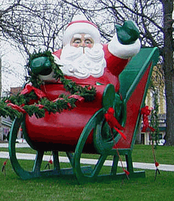 Giant Sleigh for Santa