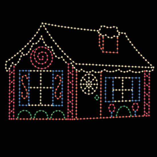 10' x 15' Gingerbread House