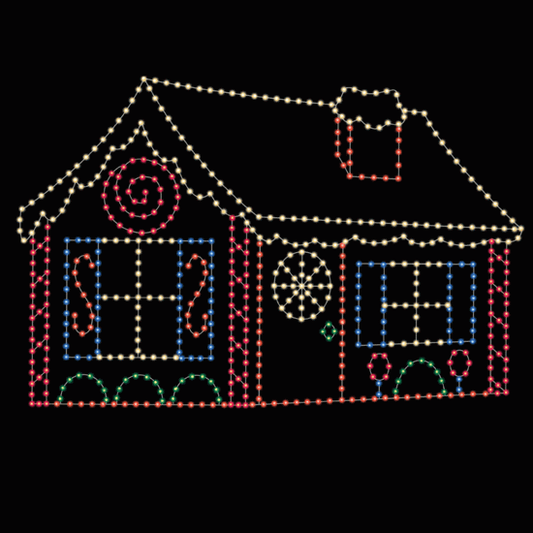 10' x 15' Gingerbread House