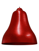 Fiberglass Glitter Bell