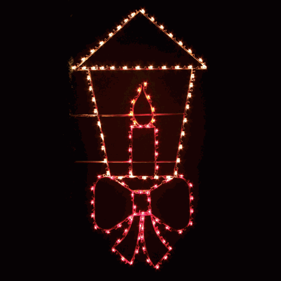 8' Lantern with Bow