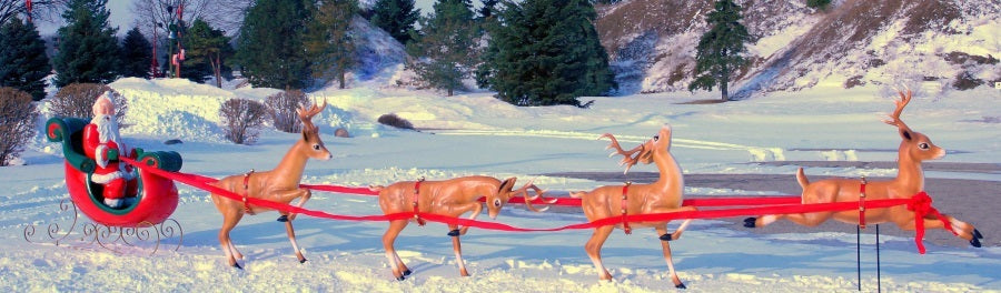 Sleigh for Seated Santa