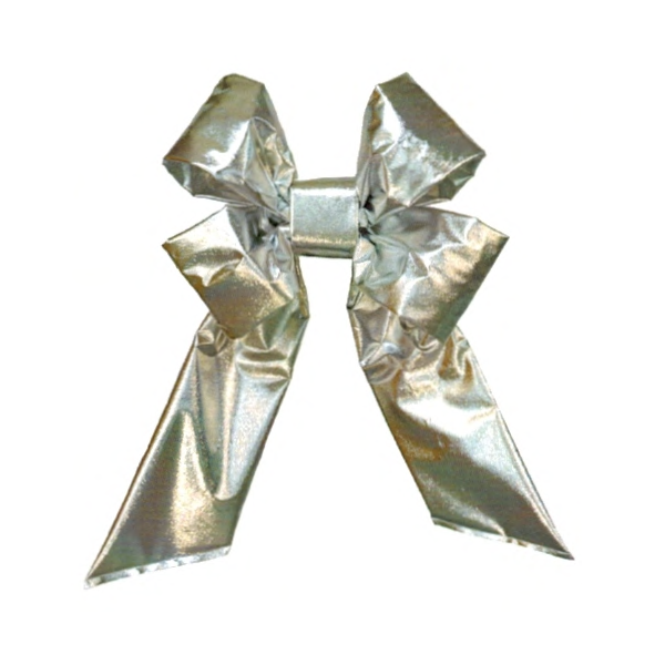 Silver Mylar Bow
