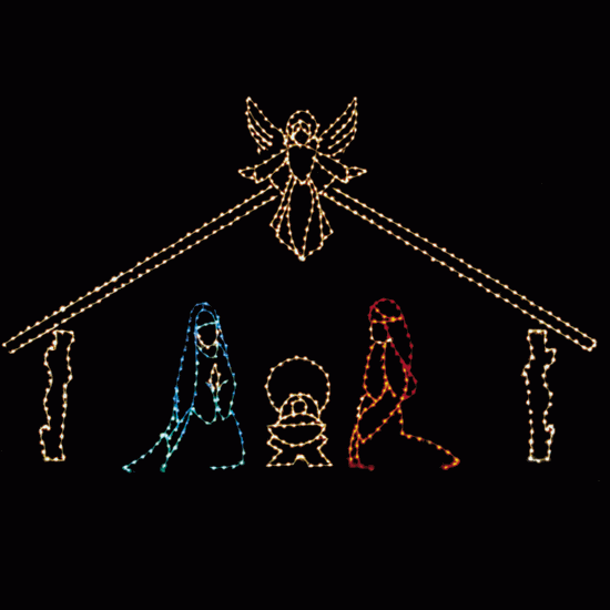 12' x 20' Stable with Angel of Glory