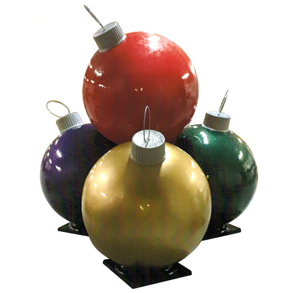 Four Fiberglass Ornament Stack