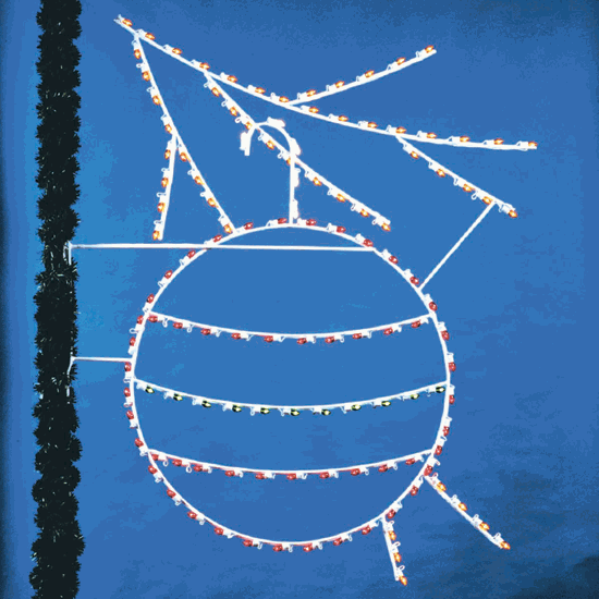 8' Christmas Branch Ornament