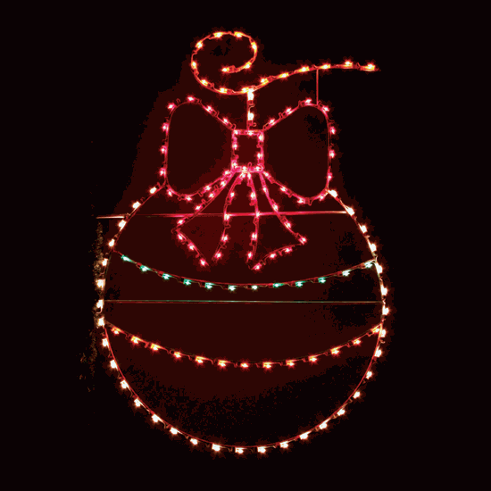 7.5' Ornament with Bow