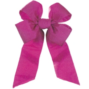 Spring Magenta Nylon Bow