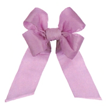 Spring Mauve Nylon Bow