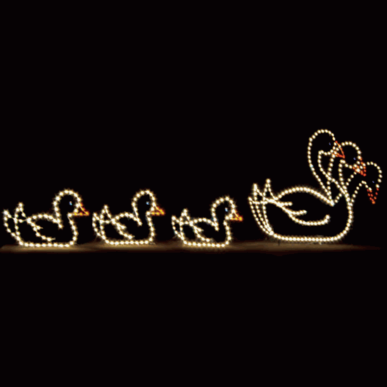 10' Animated Mother Swan