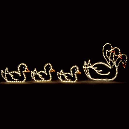10' Animated Mother Swan
