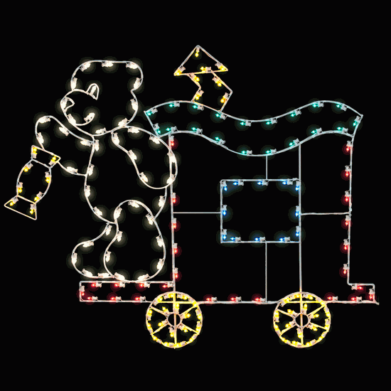 92" x 72" Caboose with Bear
