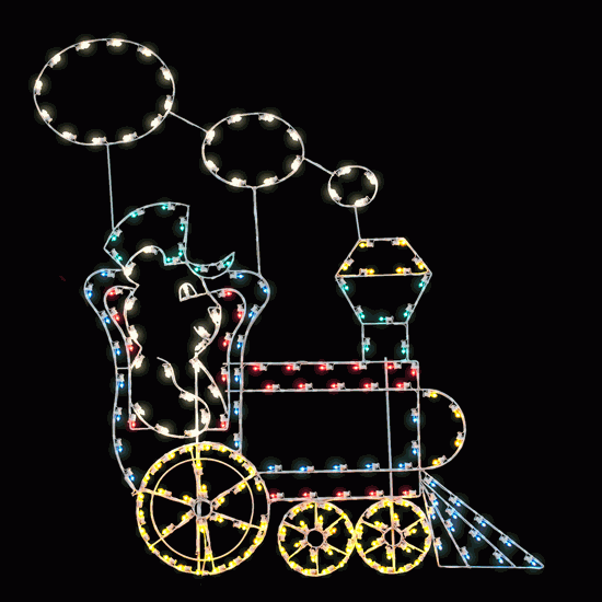 90" x 102" Locomotive with Bear