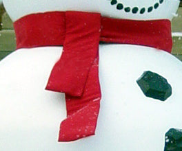 Red Snowman Scarf